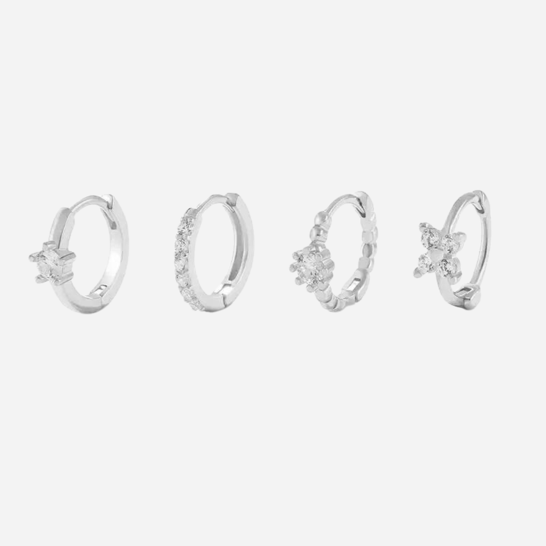 Oorring Ilona Single | Zilver