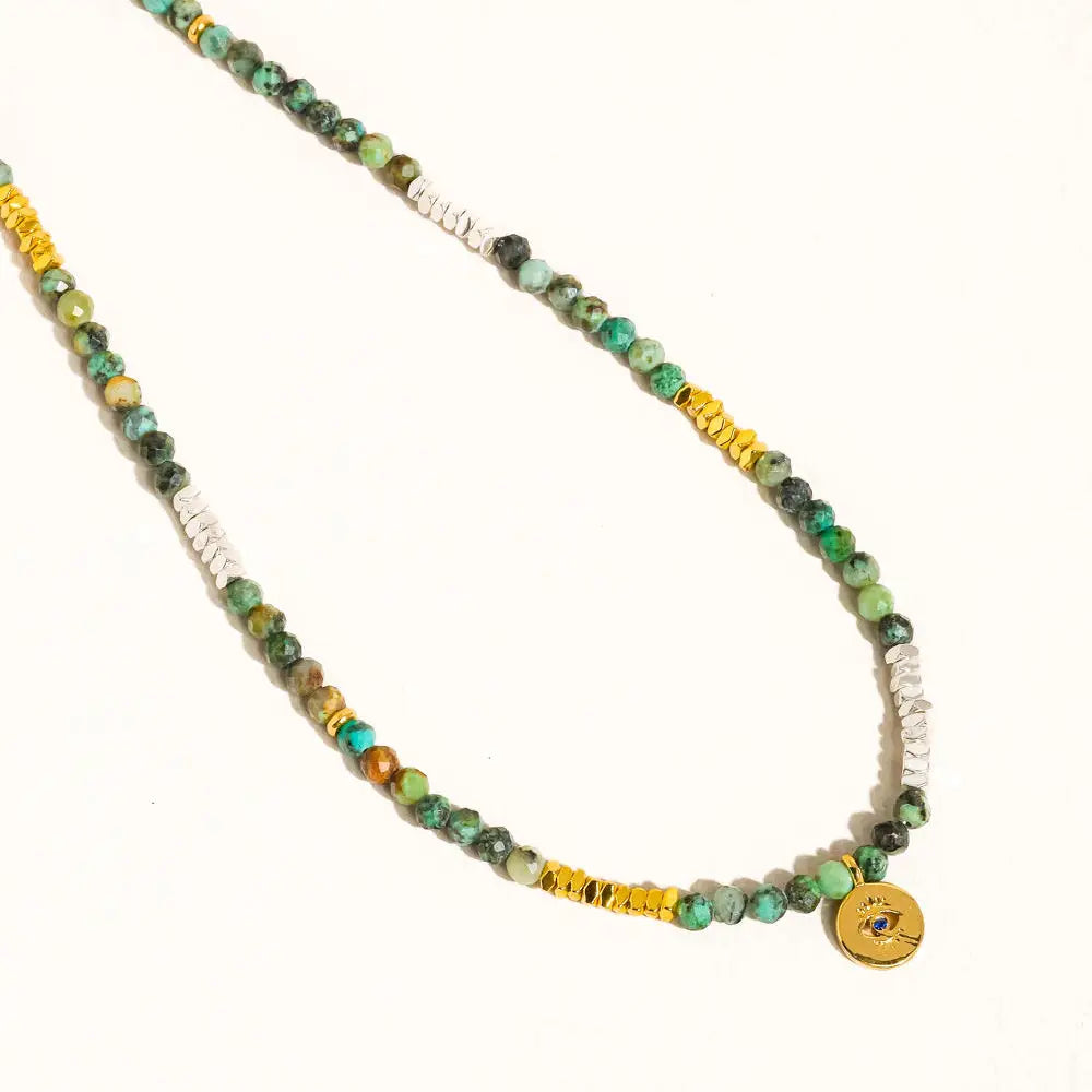 Ketting Boho Faye Green