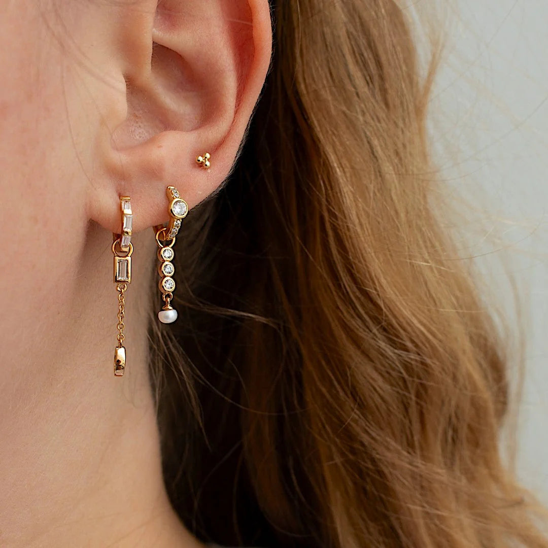 Oorring Julia Single Hoop | Goud
