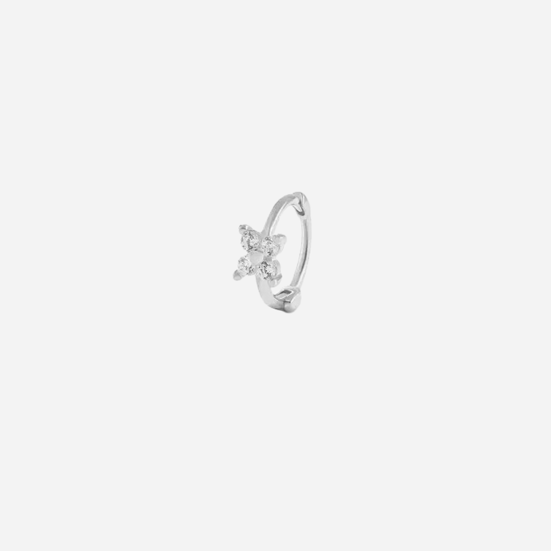 Oorring Iluna Single | Zilver