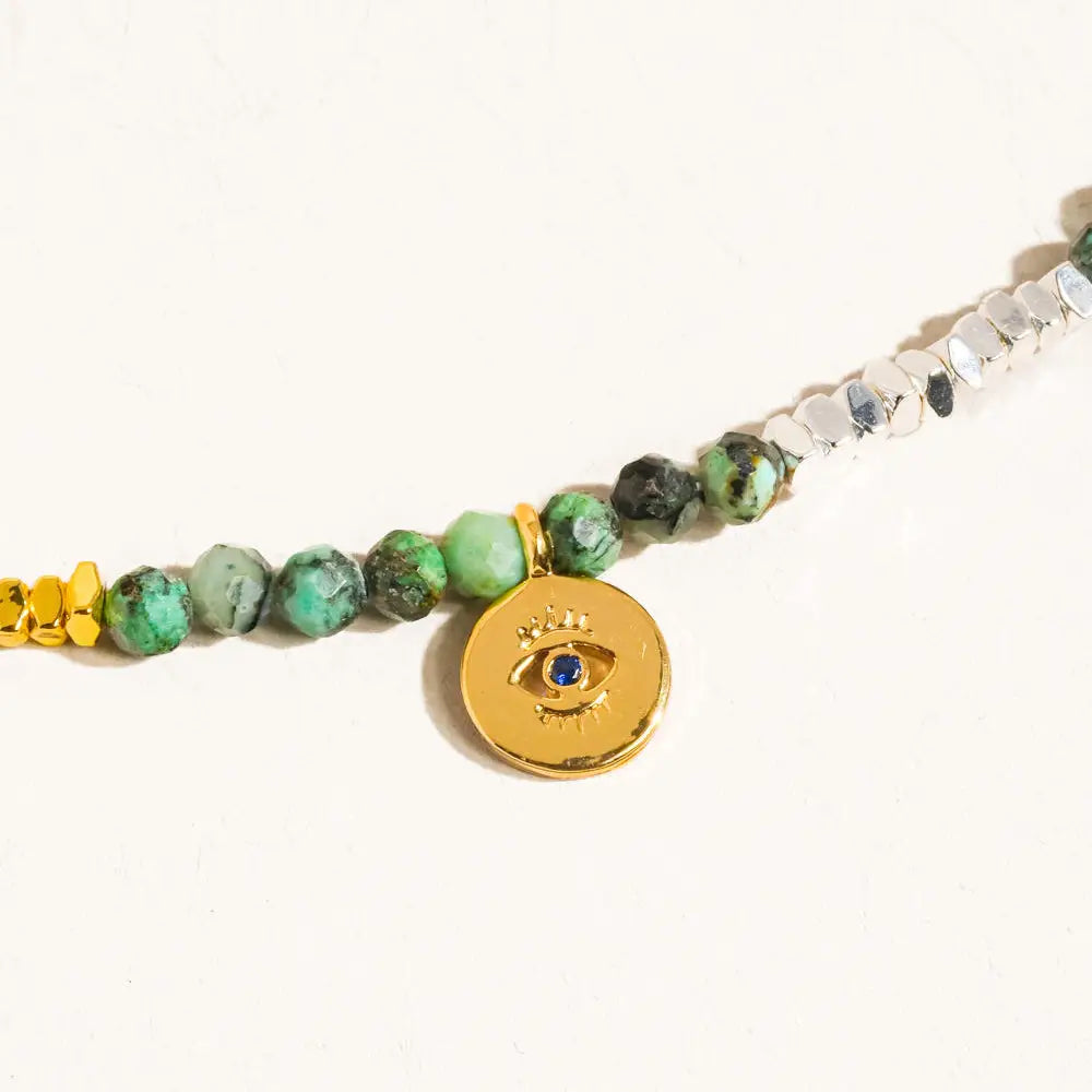 Ketting Boho Faye Green