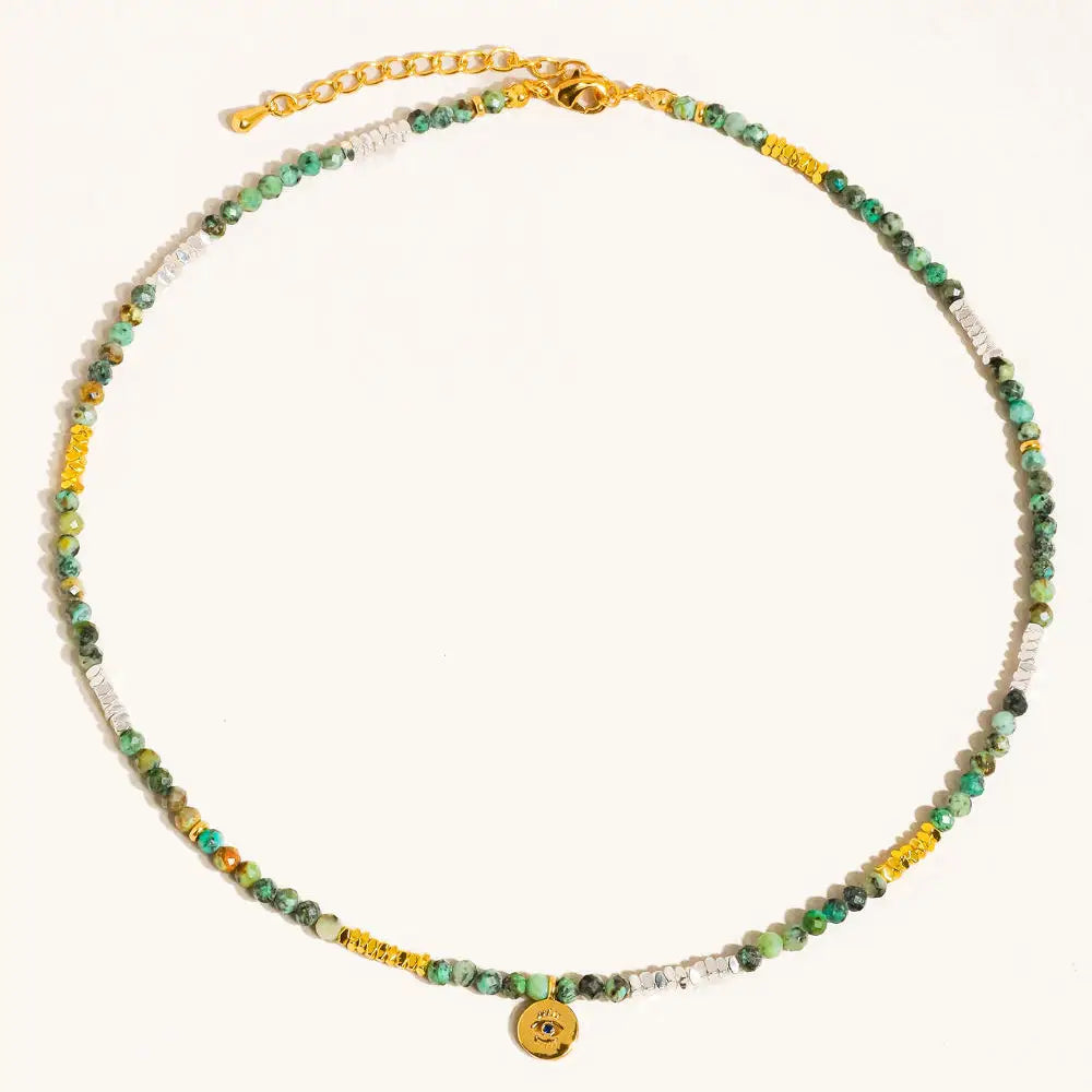 Ketting Boho Faye Green
