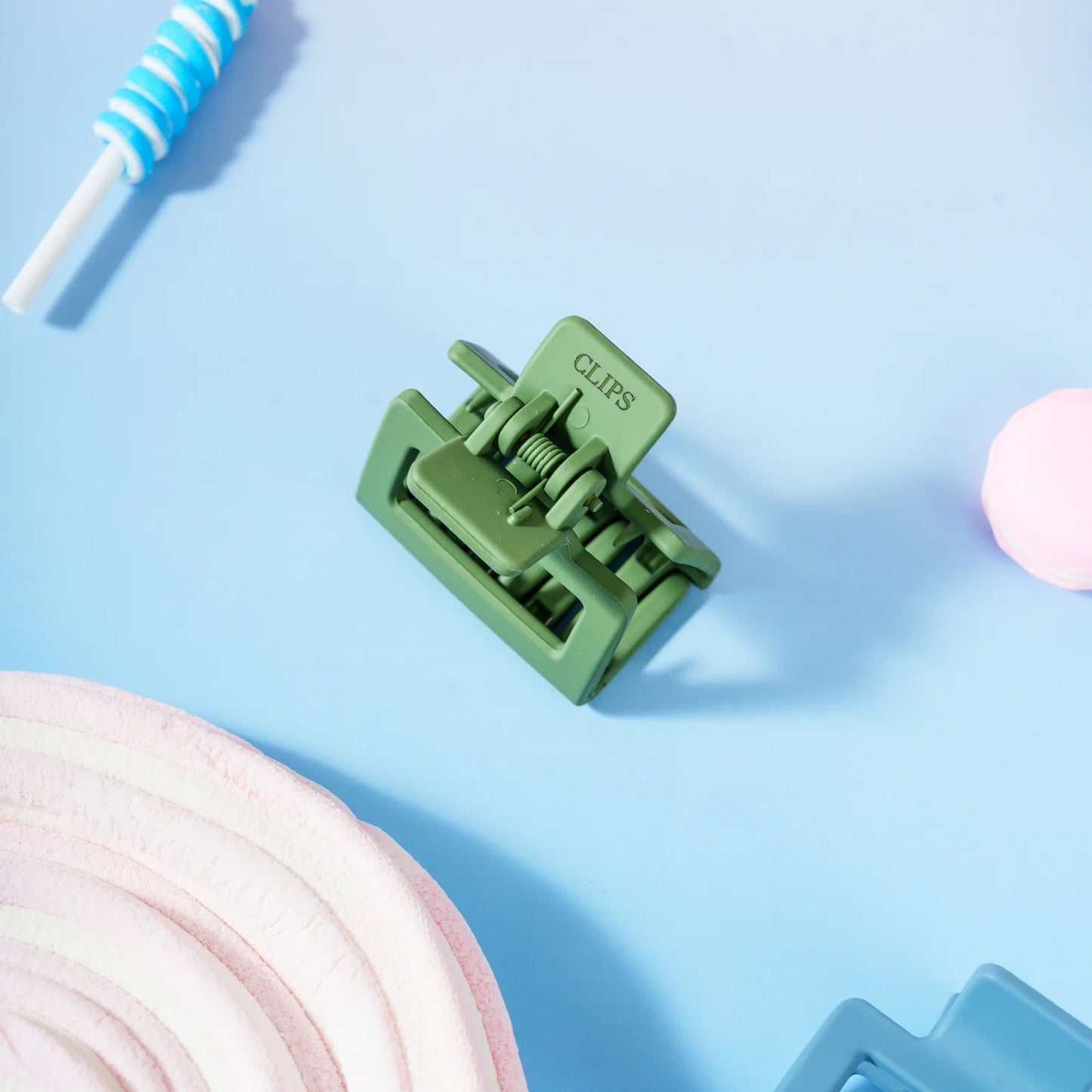 Haarknijper Mini Lola | Donker groen