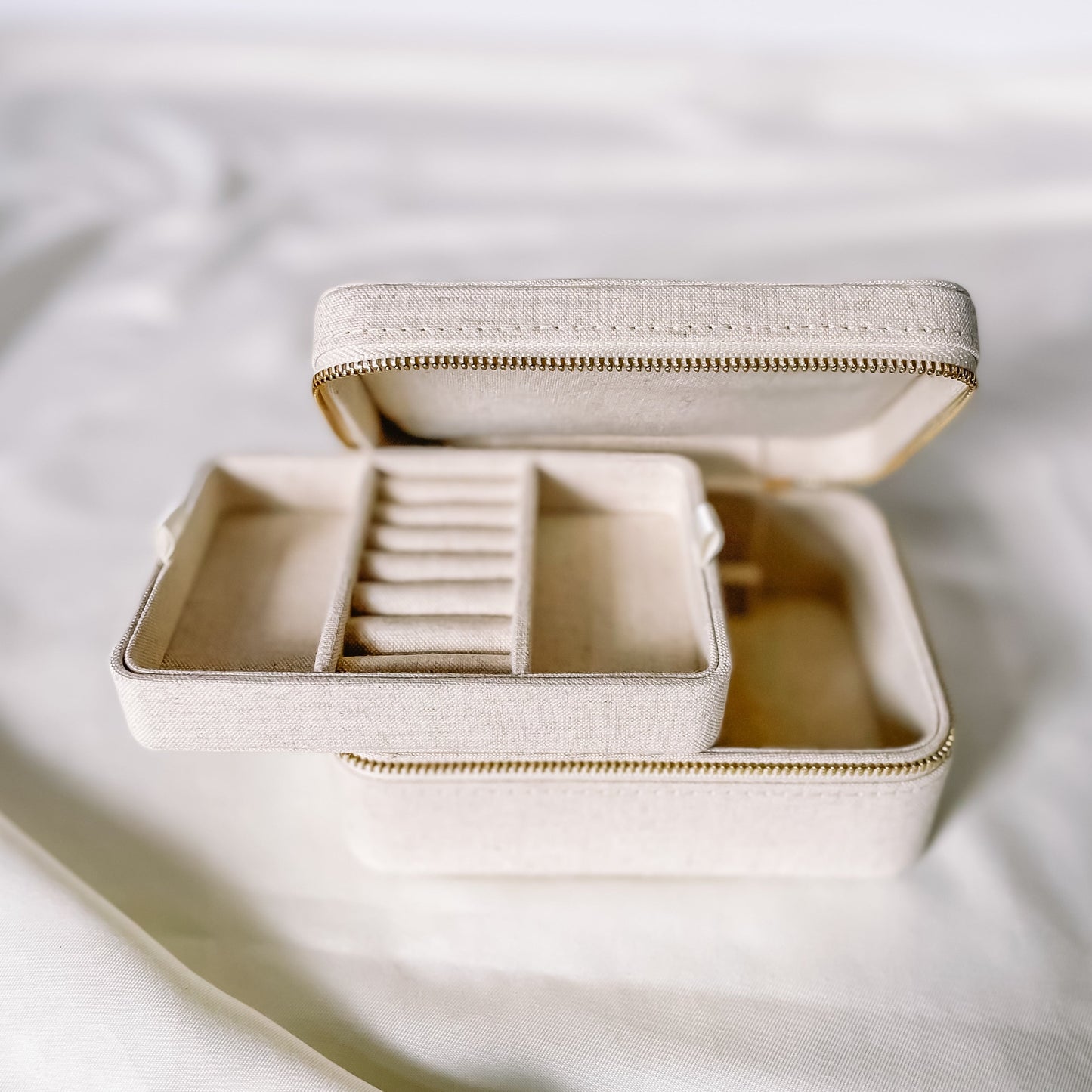 Juwelendoos Rechthoekig | Beige