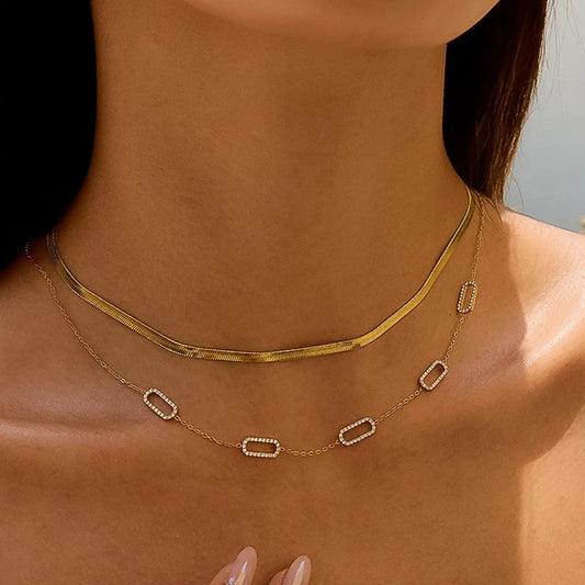 Ketting Burnisse I Goud