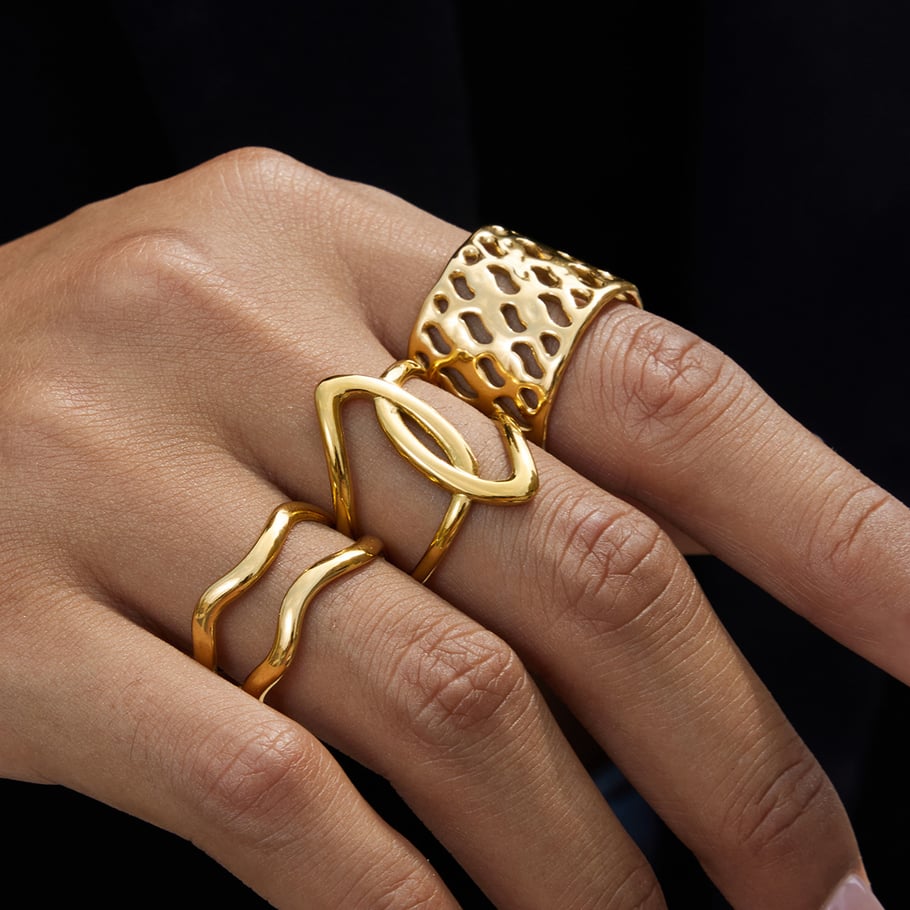 Ring Stainly I Goud