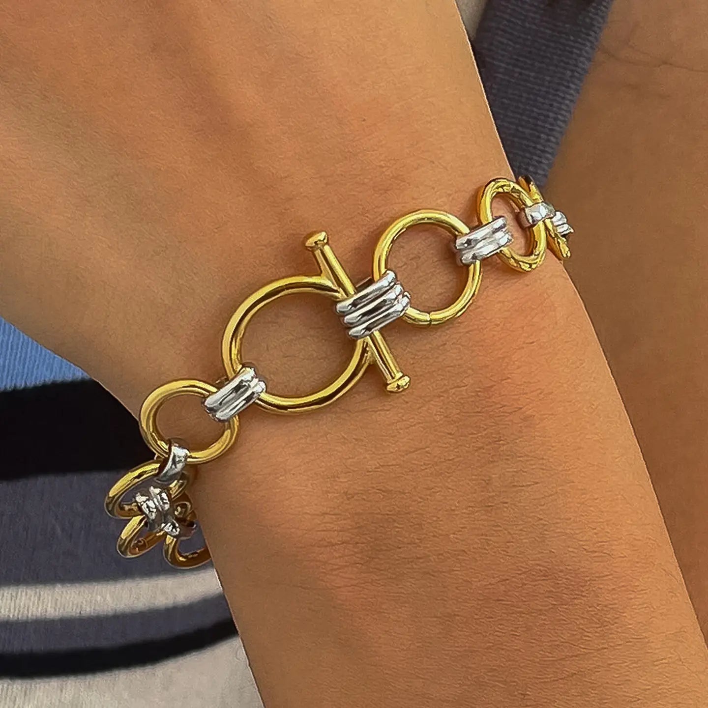 Armband Céliane I Goud/zilver