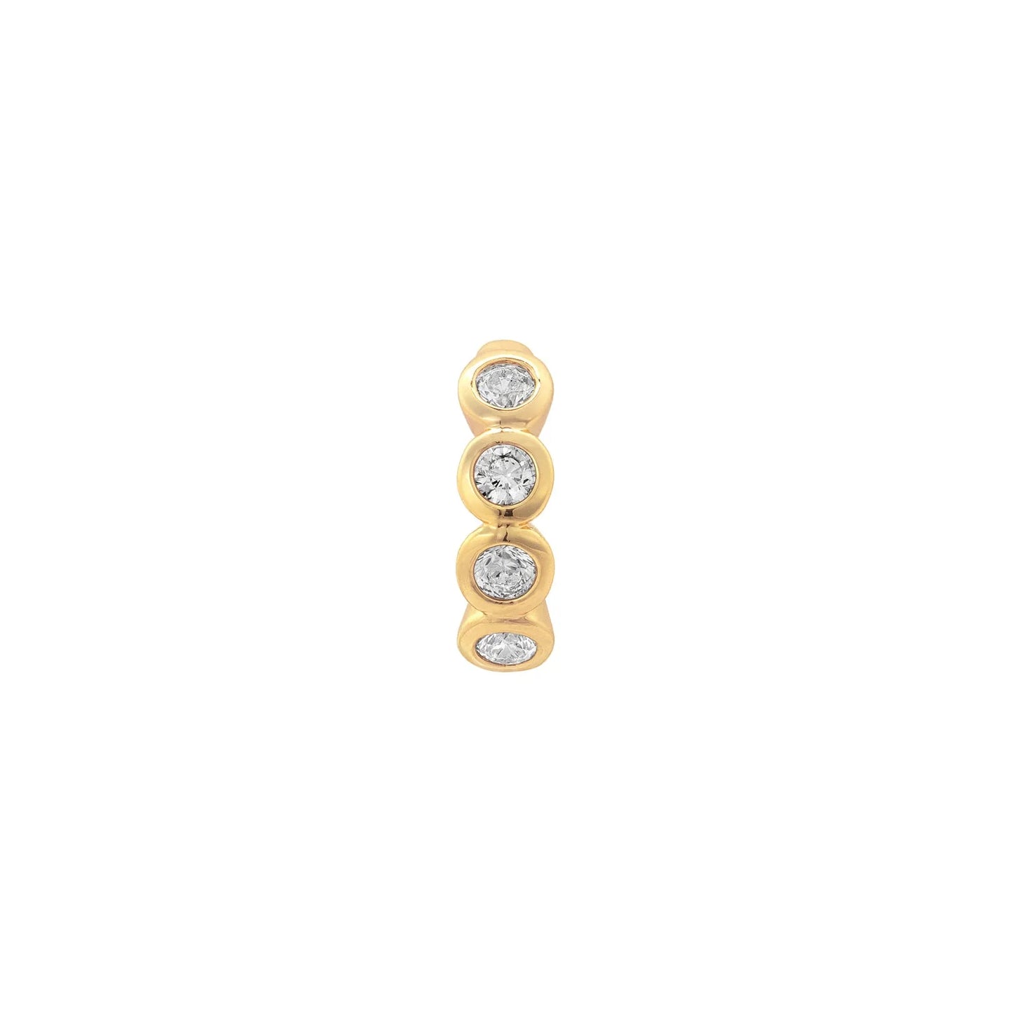 Oorring Nora Single Hoop | Goud