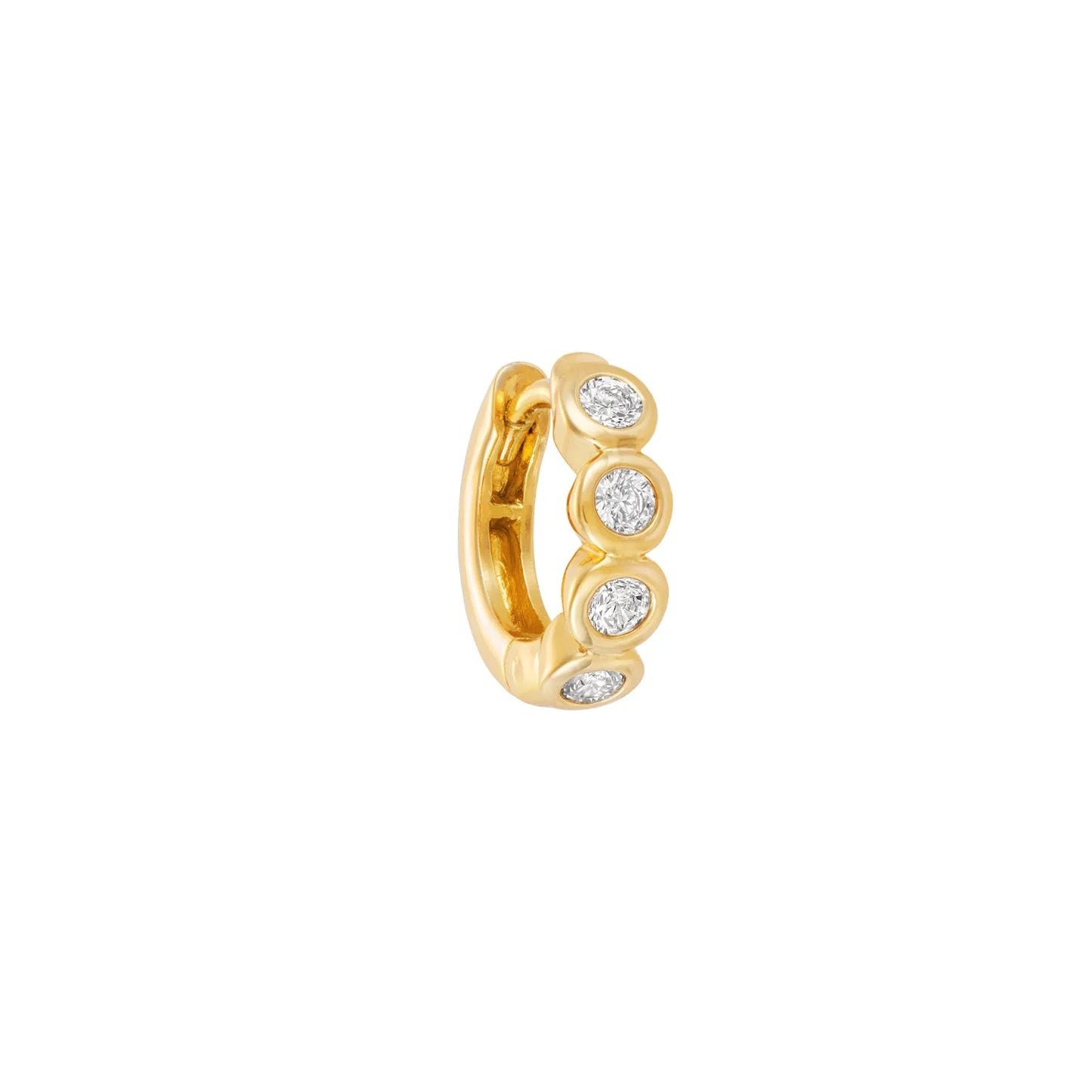 Oorring Nora Single Hoop | Goud