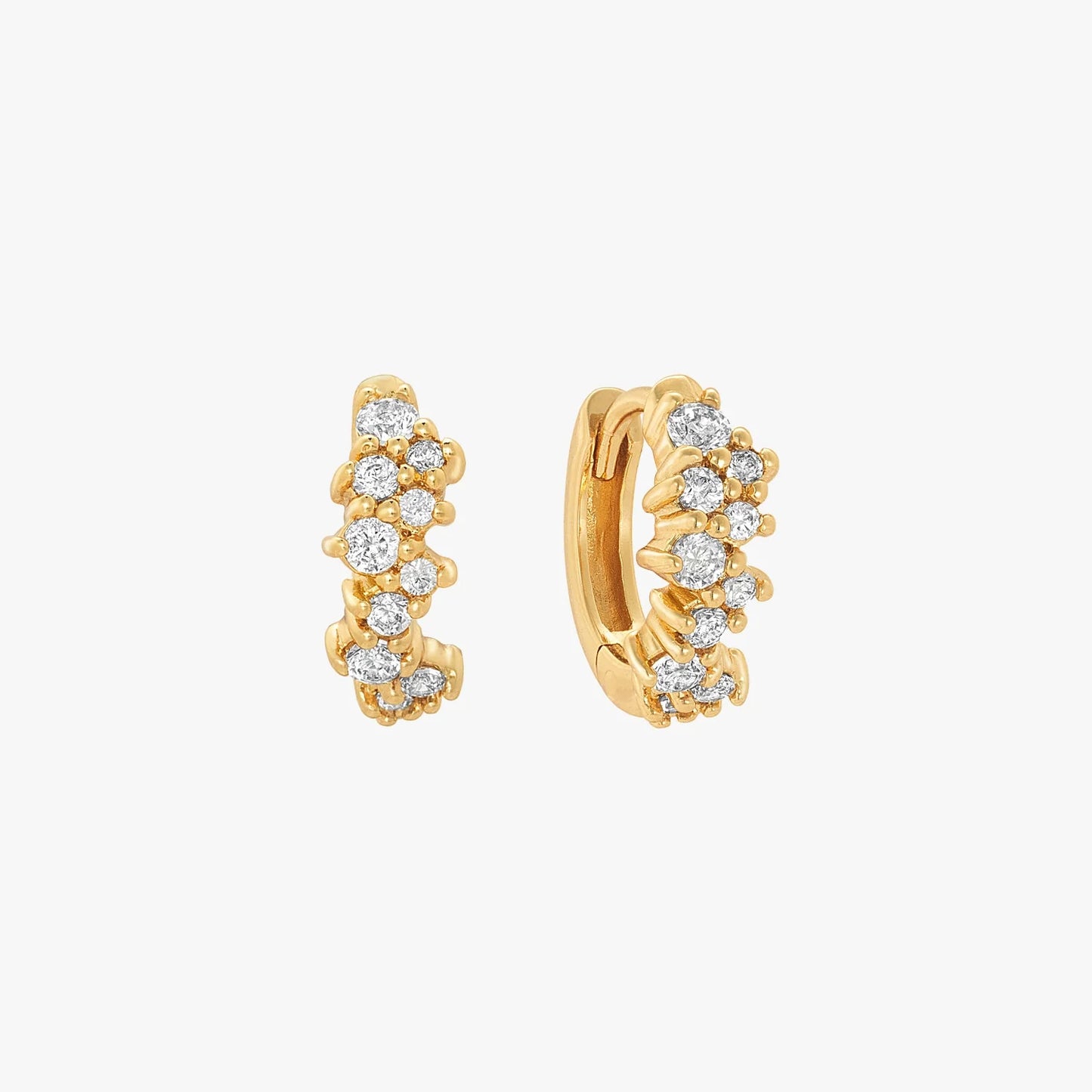 Oorring Marion Single Hoop | Goud
