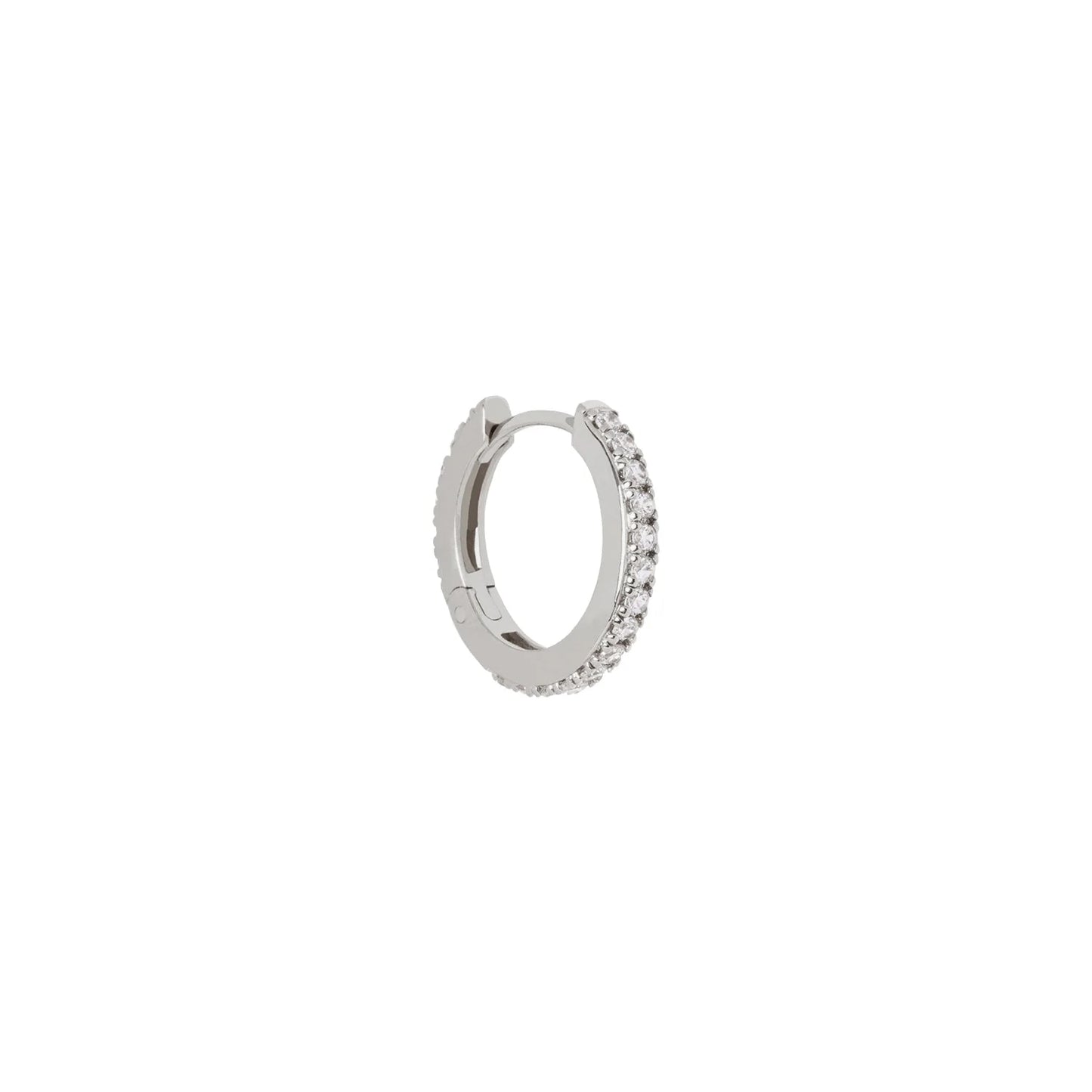 Oorring Annie Single Hoop | Zilver