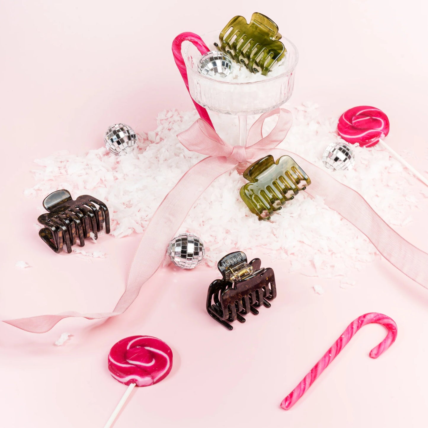 Haarknijper Evi | Organisch groen