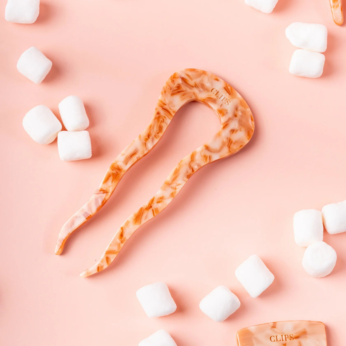 Peline pin | Gevlekt rosé