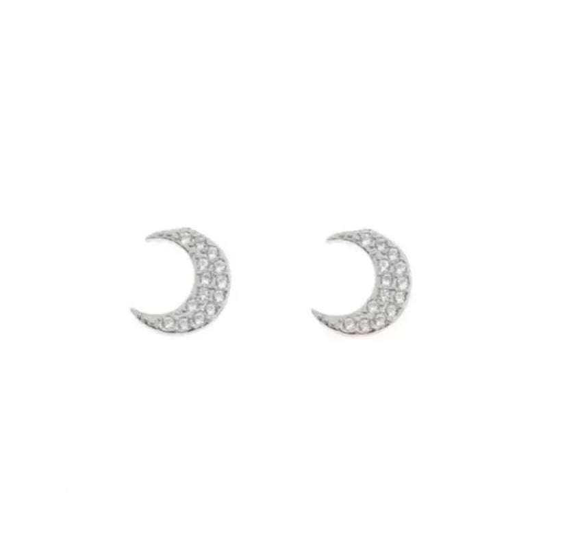 Stud Luna | Zilver