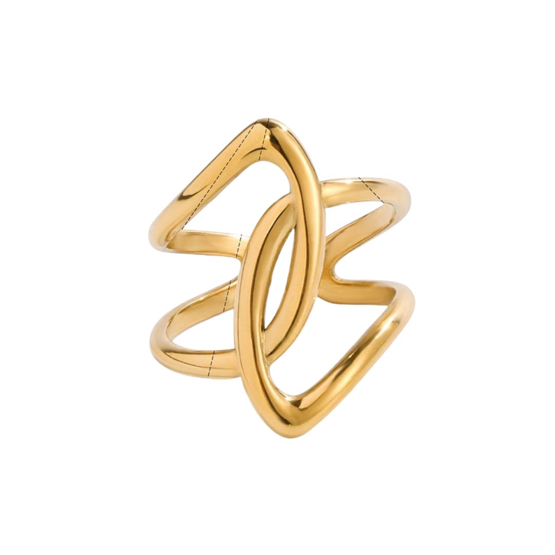 Ring Stainly I Goud