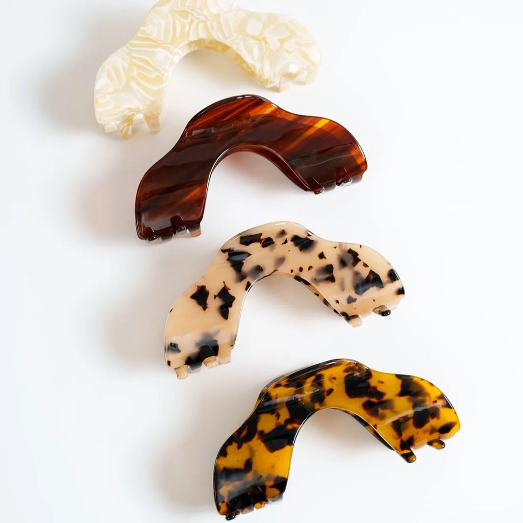 Haarknijper Sammie | Marmer Beige