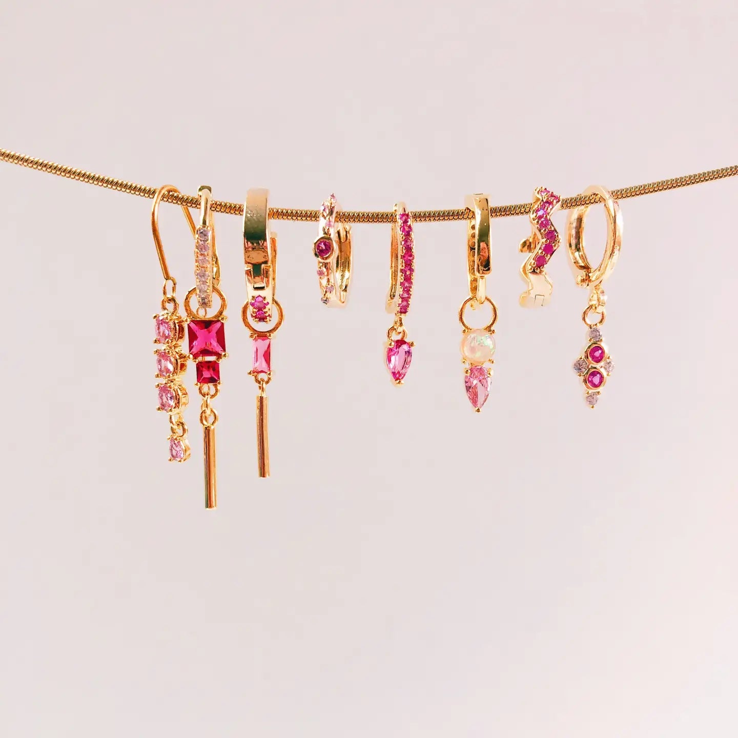 Oorring Talia | Roze