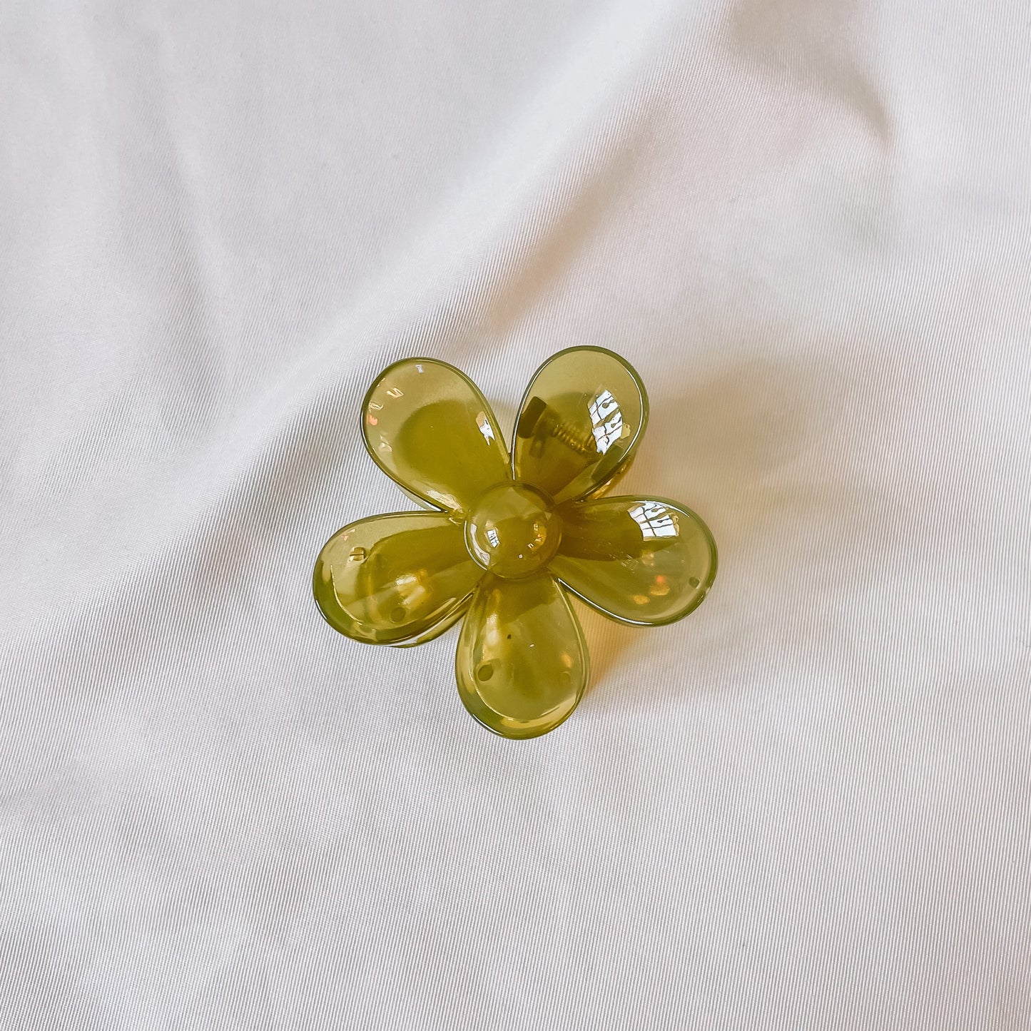 Haarknijper Medium Flower | Groen