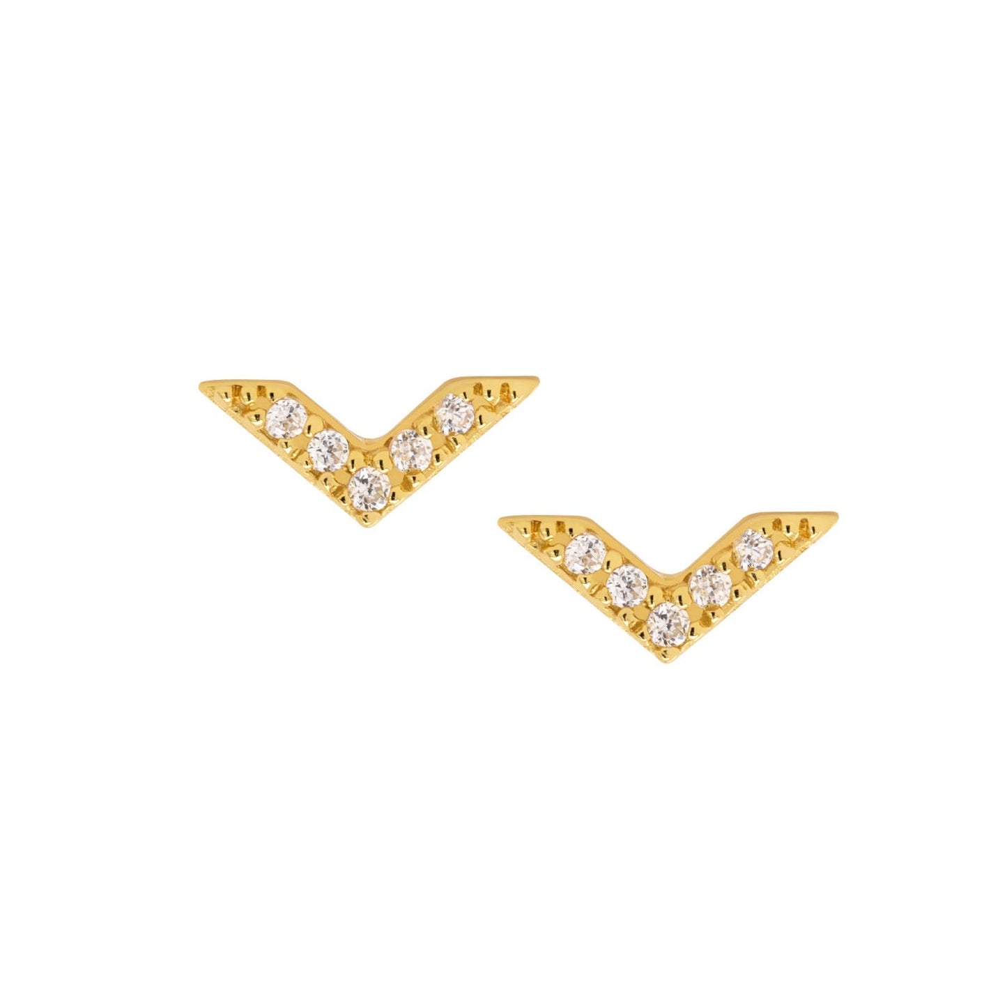 Studs Chevron Goud