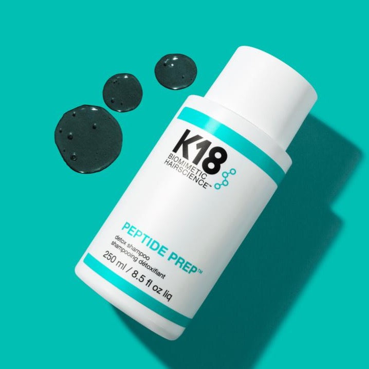K18 peptide prep I Detox shampoo