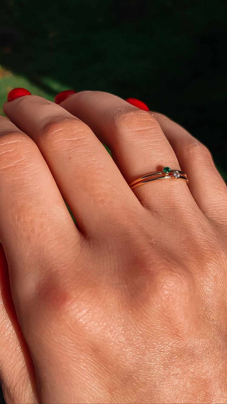 Ring ~ Bezel Silver Stone