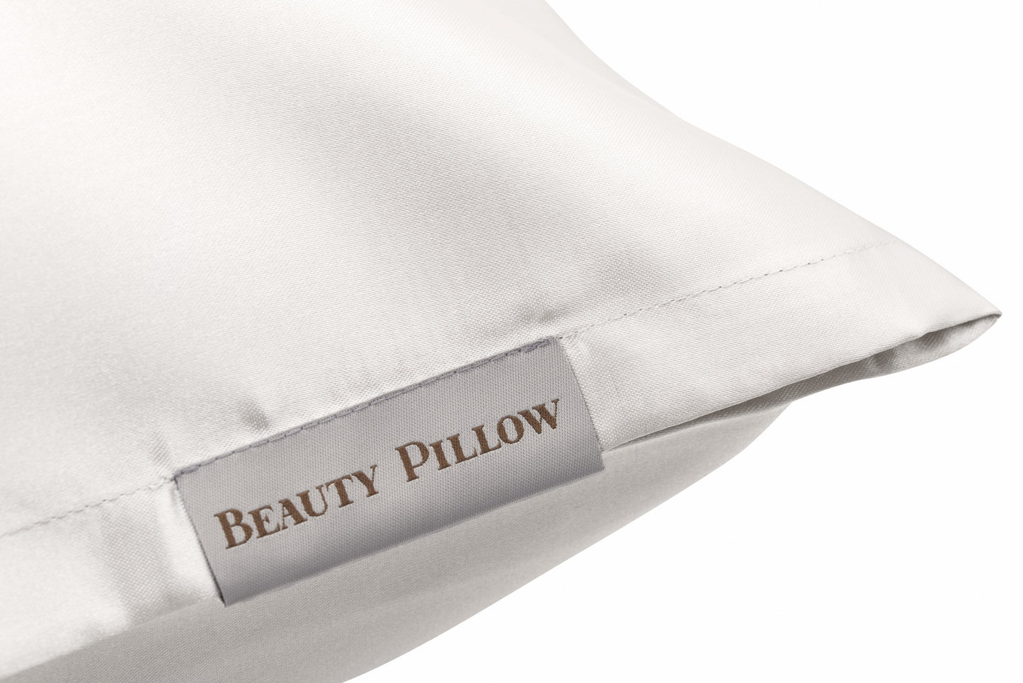 Satijnen Kussensloop I Pearl White