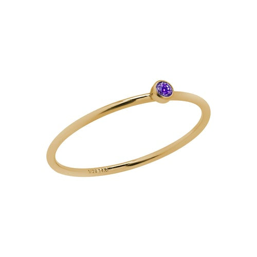Ring ~ Amethyst Bezel