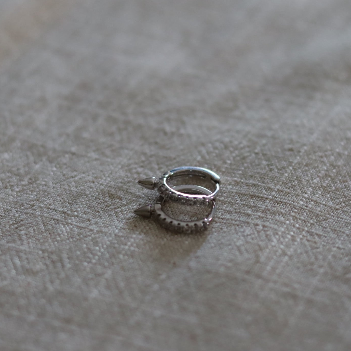 Oorhanger Spikes I Zilver