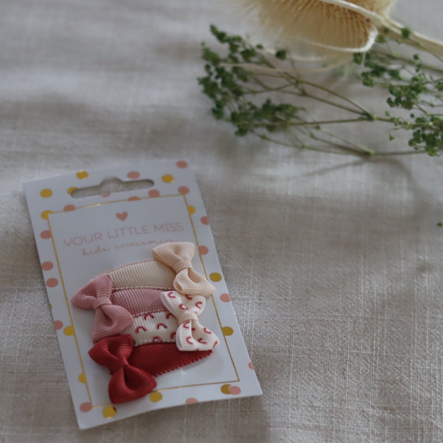 Kids Baby Haarspeldjes Met Strik - Fudge Rainbow