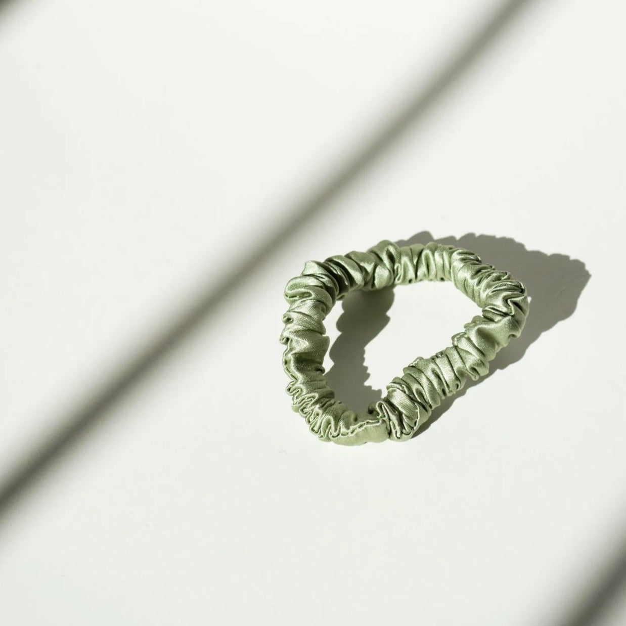 CEA Silk Scrunchie ~ Green