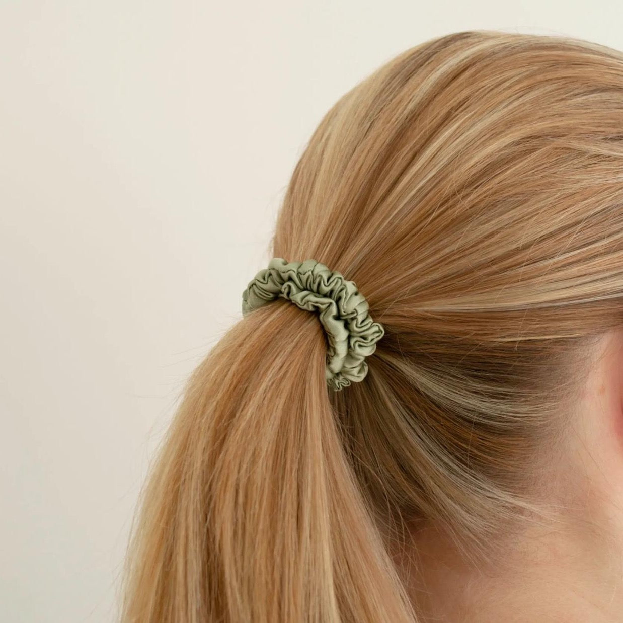 CEA Silk Scrunchie ~ Green