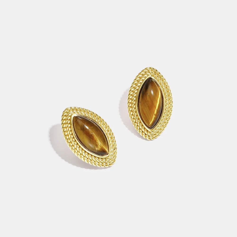 Ellipse Oorbellen Goud