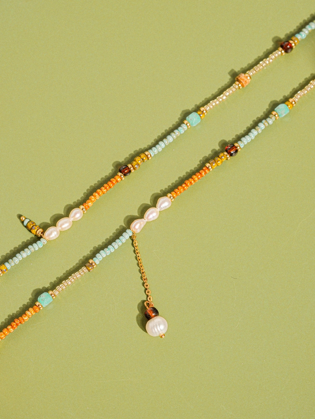 Ketting Bohemian Beaded met hangertje
