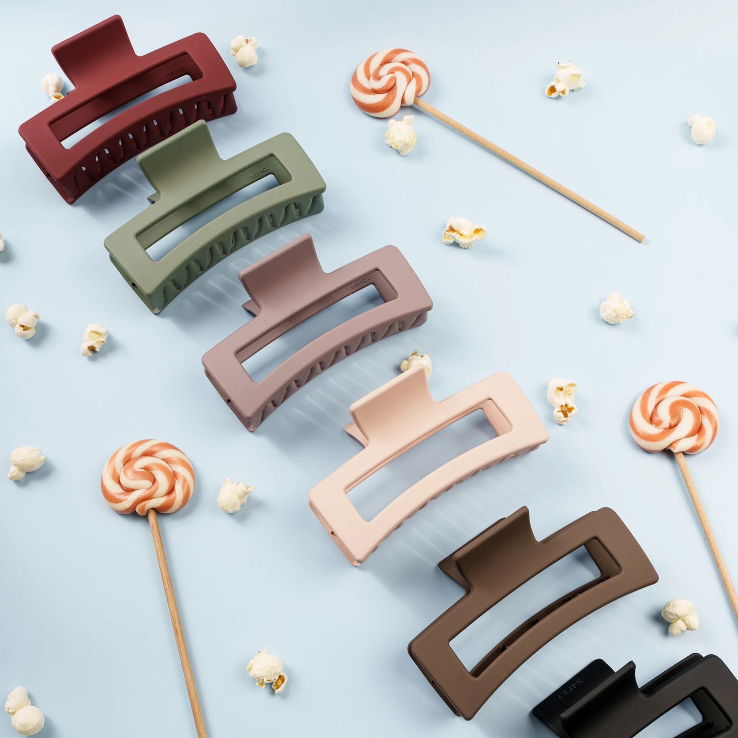 Haarknijper Juna | Donker bruin