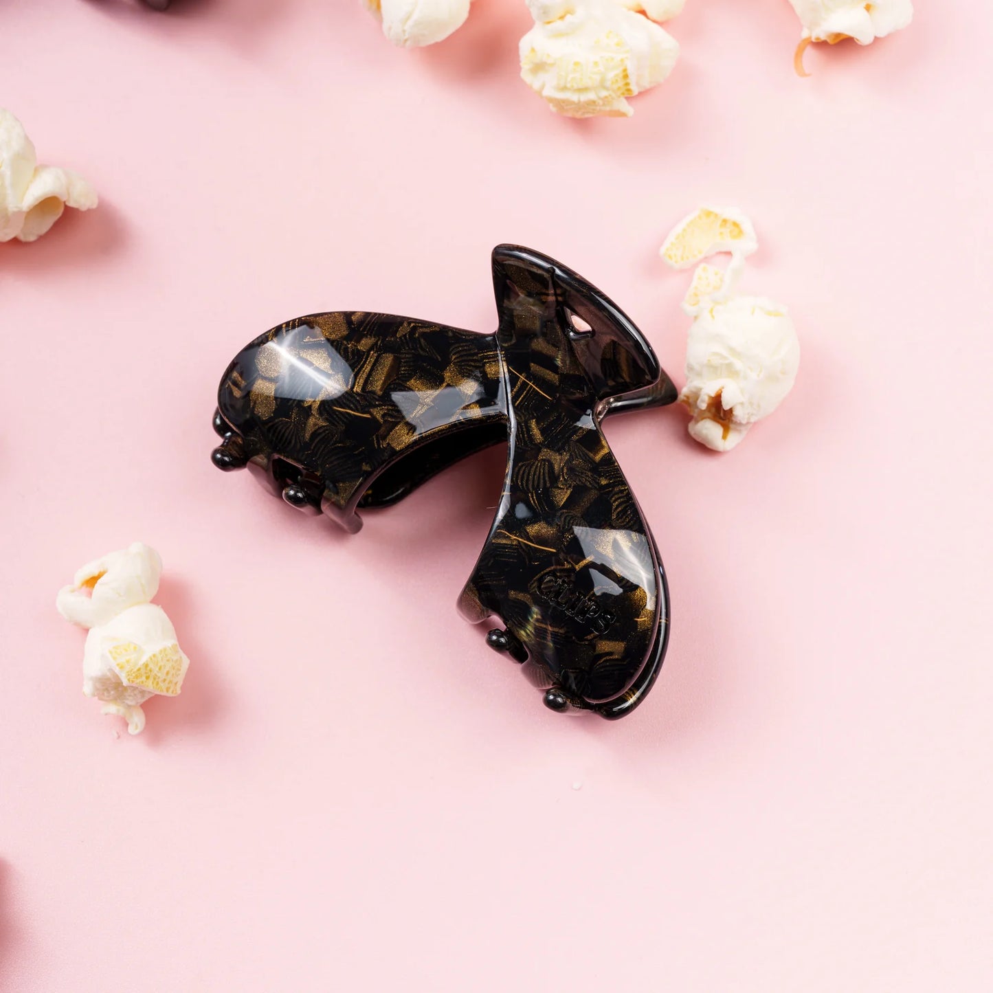 Haarknijper Julia | Mozaïek goud/zwart