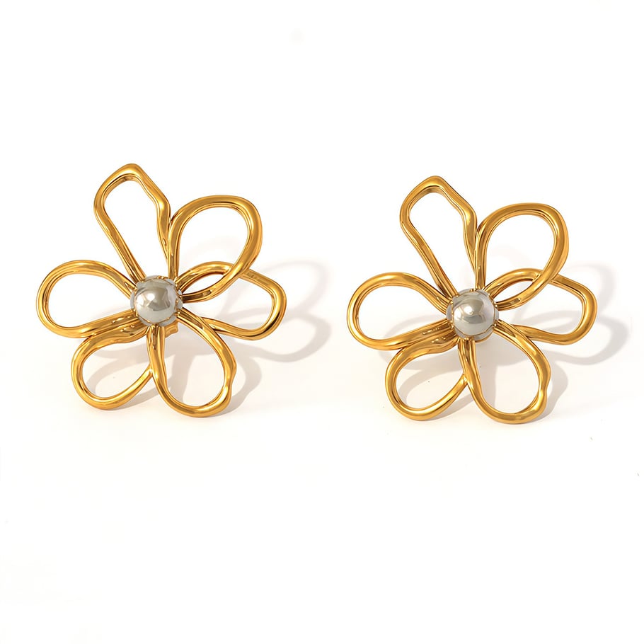 Flower Statement goud/zilver