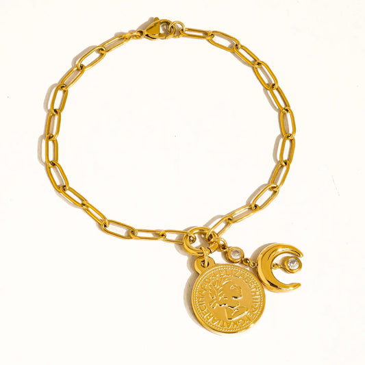 Armband Lark I Coin Moon Chain Bracelet