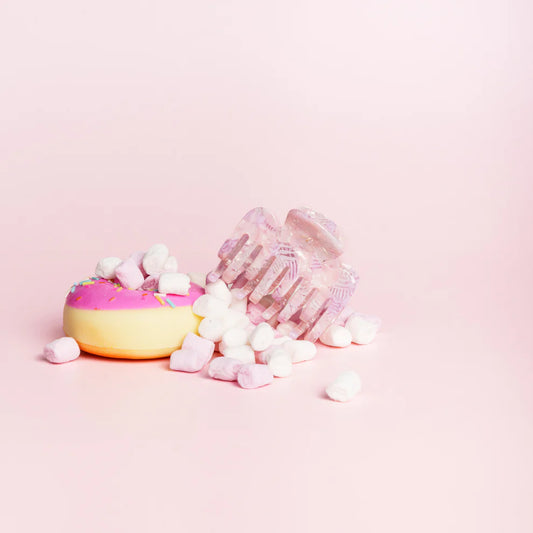 Haarknijper Evi | Mozaïek licht roze
