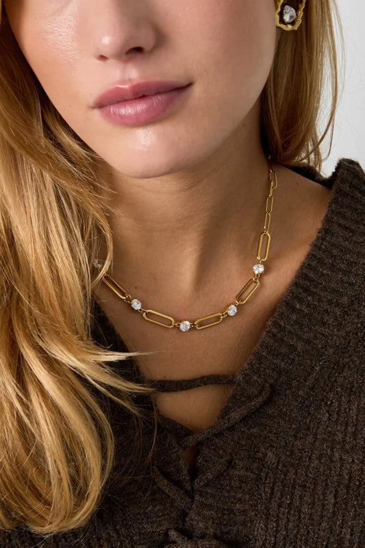 Ketting Simple Cirkle I Goud