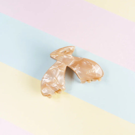 Haarknijper Julia | Marmer champagne