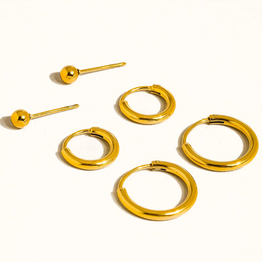 Oorring Hoops Brigit I Goud