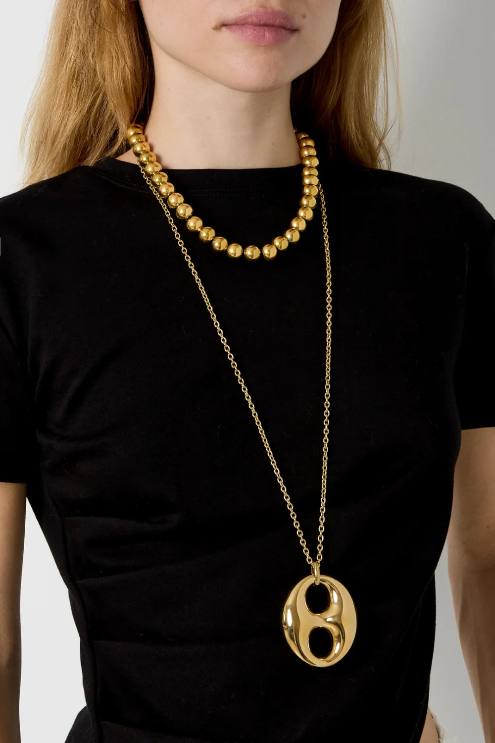 Ketting Geometric I Goud