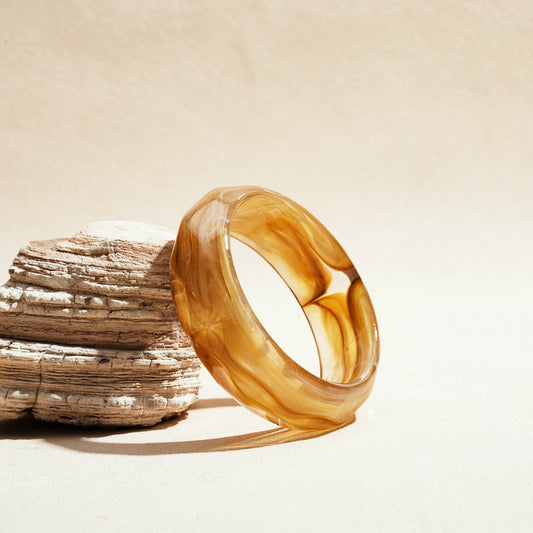 Armband Irregular Gradient I Light brown