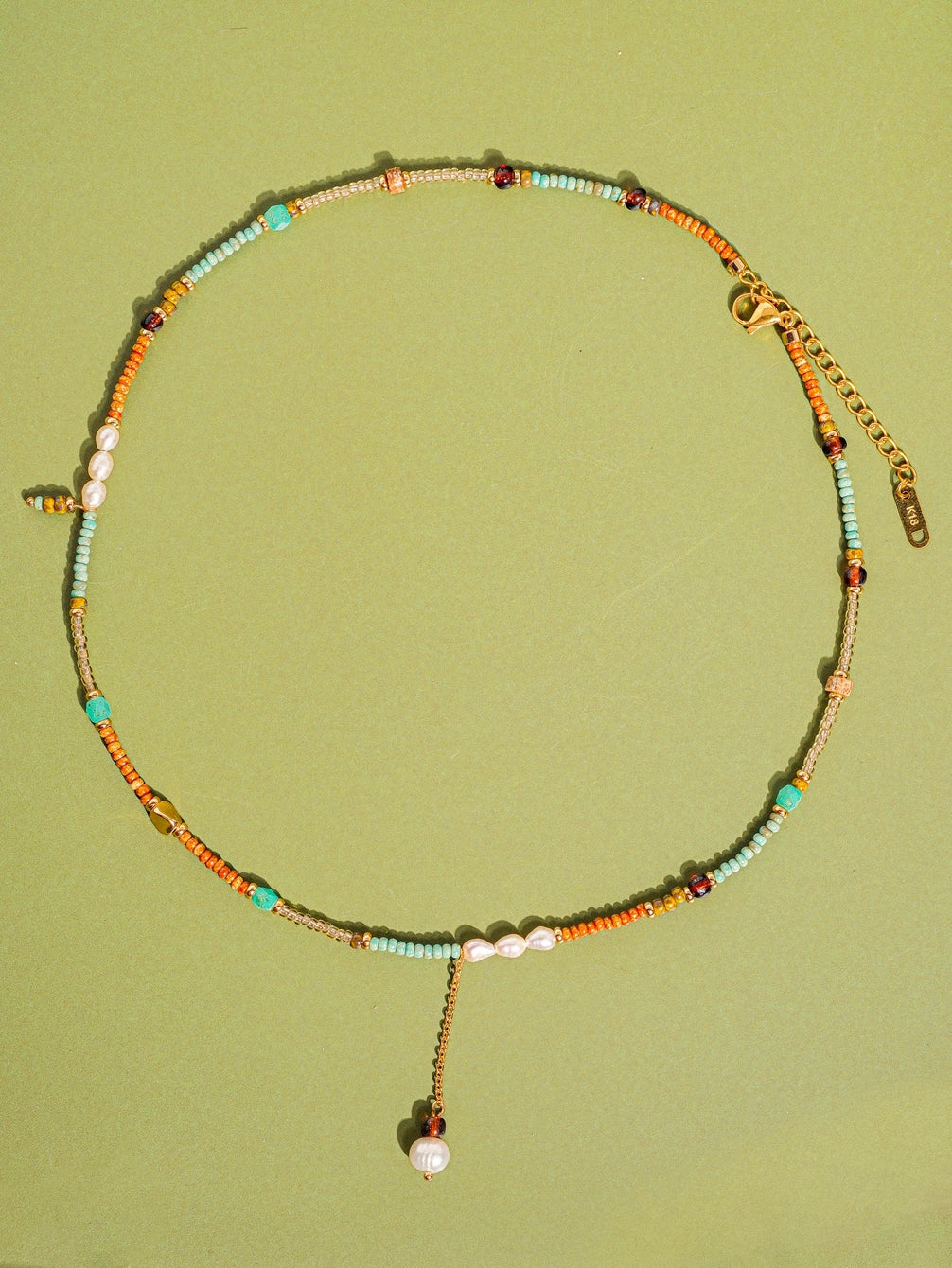 Ketting Bohemian Beaded met hangertje