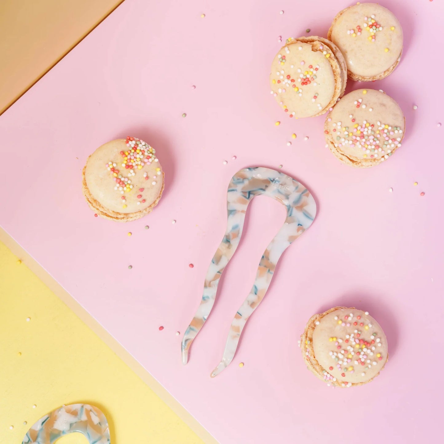 Peline pin | Marmer licht blauw