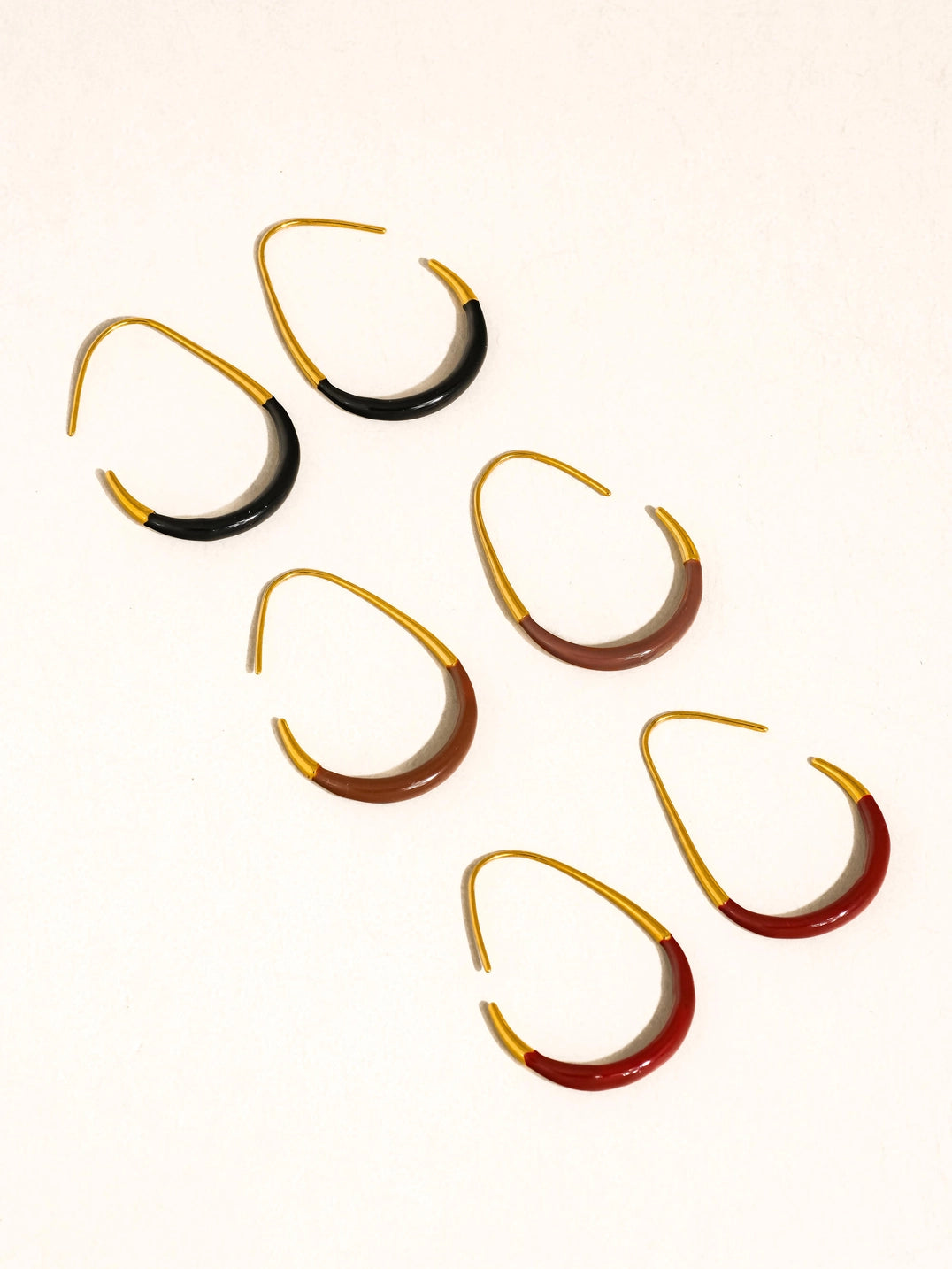 Perchée hoop I Goud/zwart