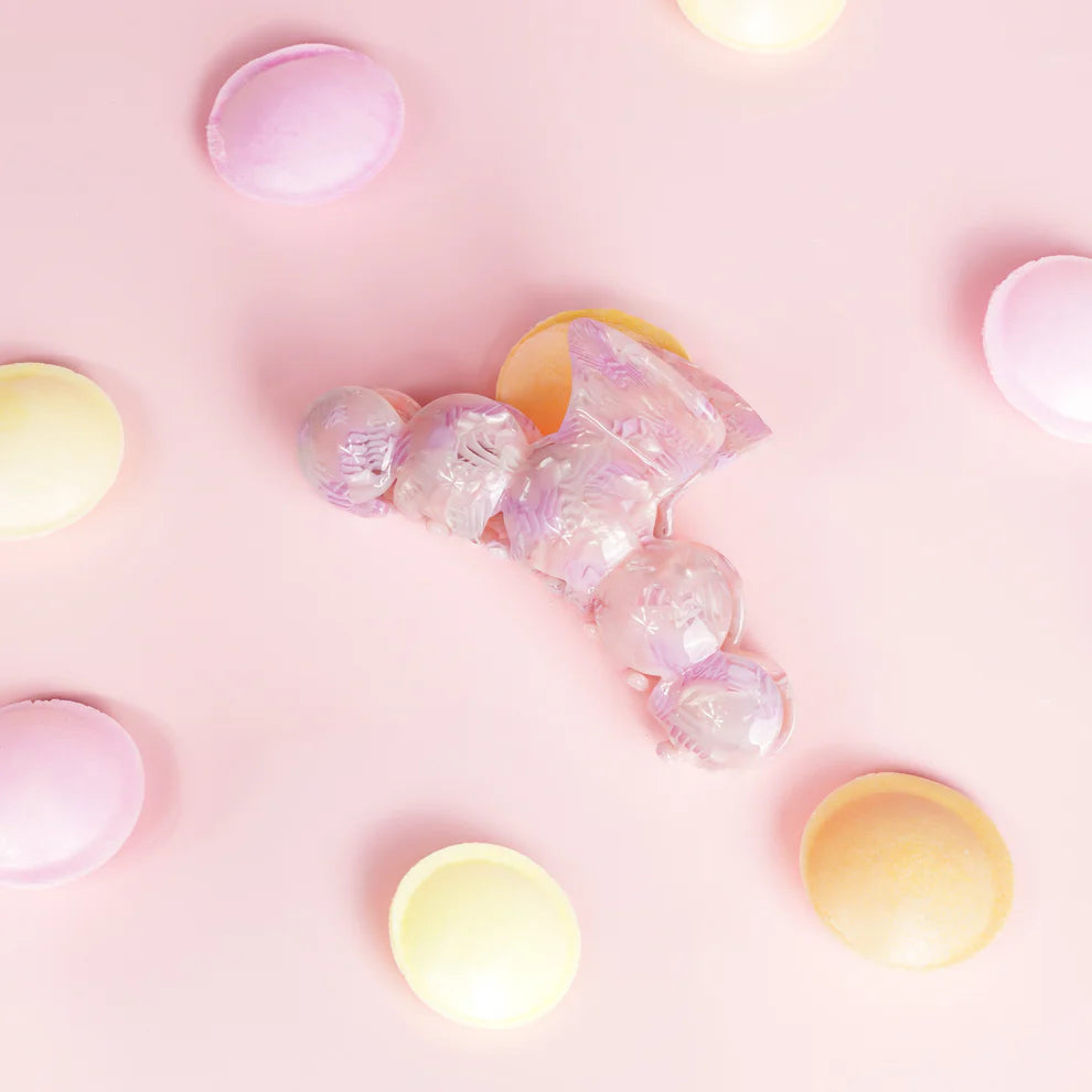 Haarknijper Noé | Mozaïek licht roze
