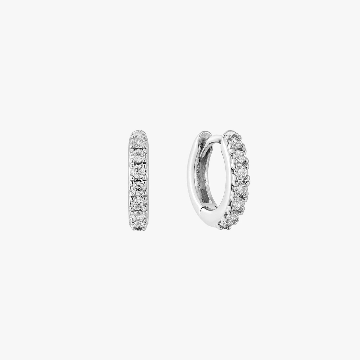 Oorring Single Hoop | Zilver