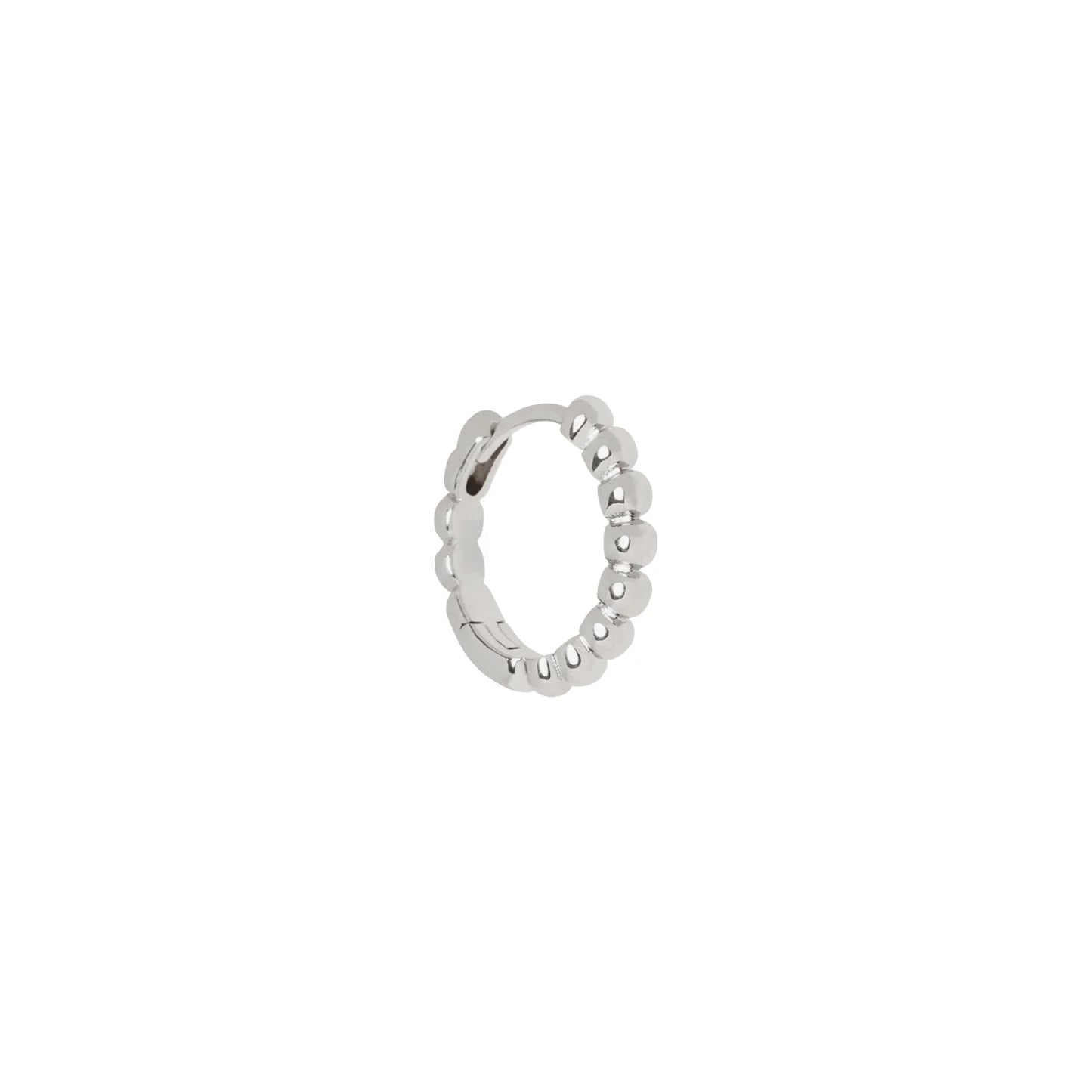 Oorring Anna Single Hoop | Zilver