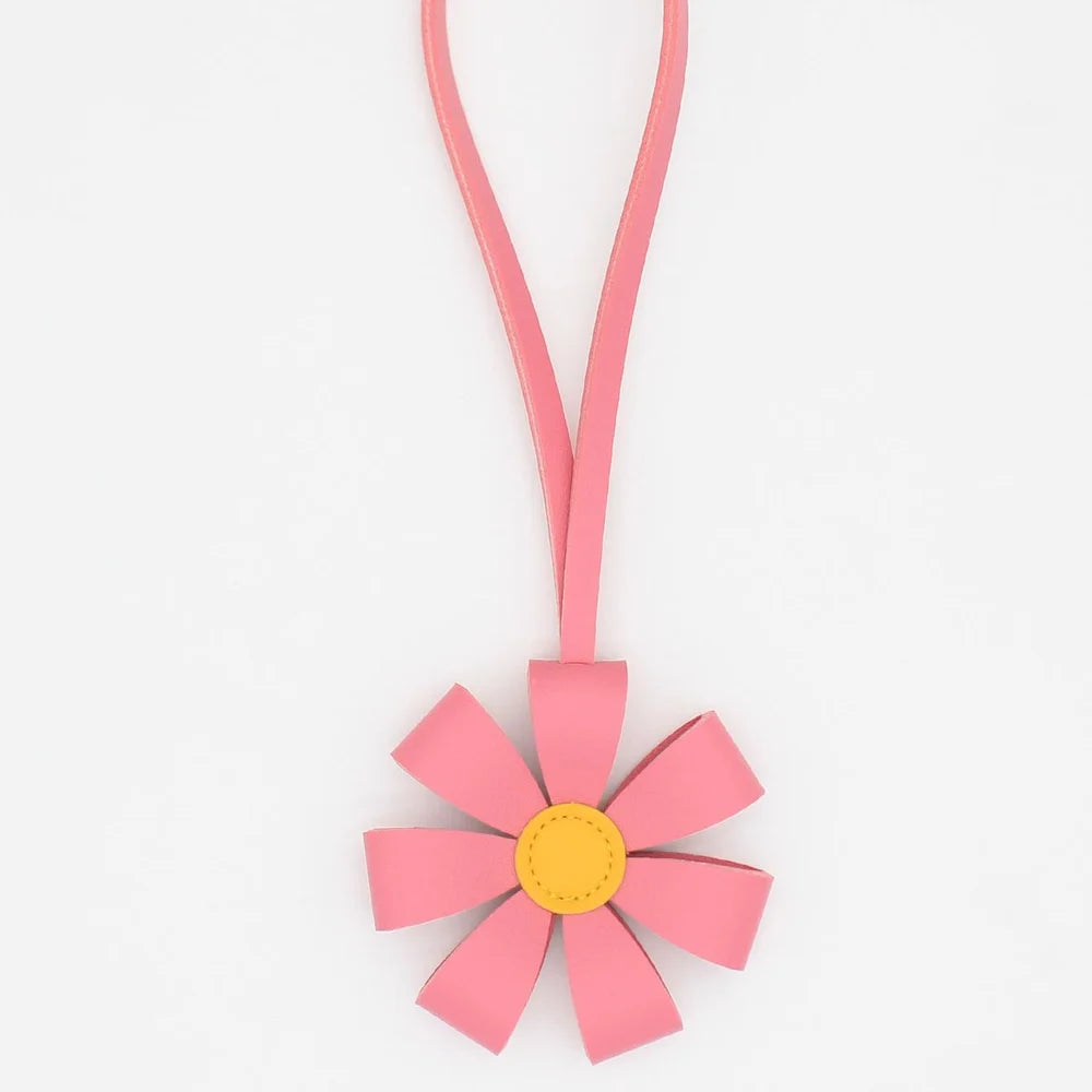 Key Chain Flower I Roos/geel